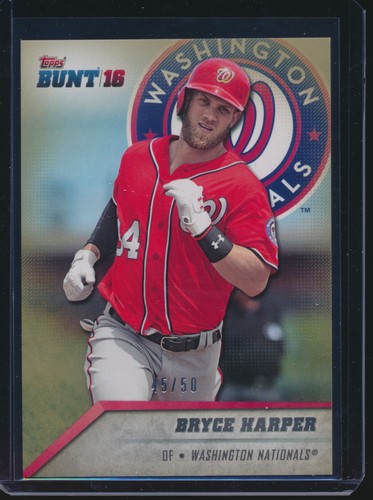 Bryce Harper [Topaz] #25 2016 Topps Bunt card