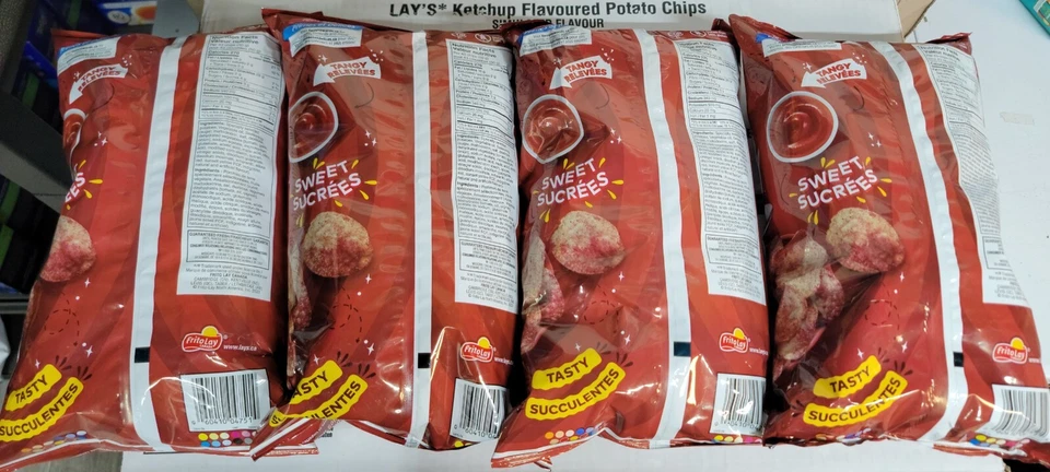 4x Bags Lays Ketchup Chips LARGE Family Size 220g- Free Shipping - Image 2 of 4