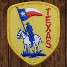Texas State Embroidered Patch — Iron On