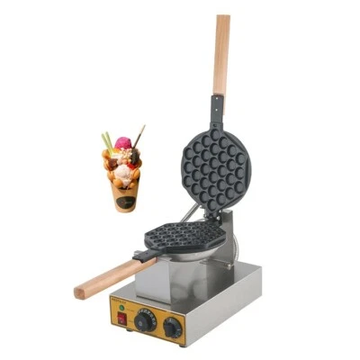 Bubble Waffeleisen Waffelgerät Waffelautomat Waffle Maker Bubble waffle PROTELEX - Bild 1 von 4