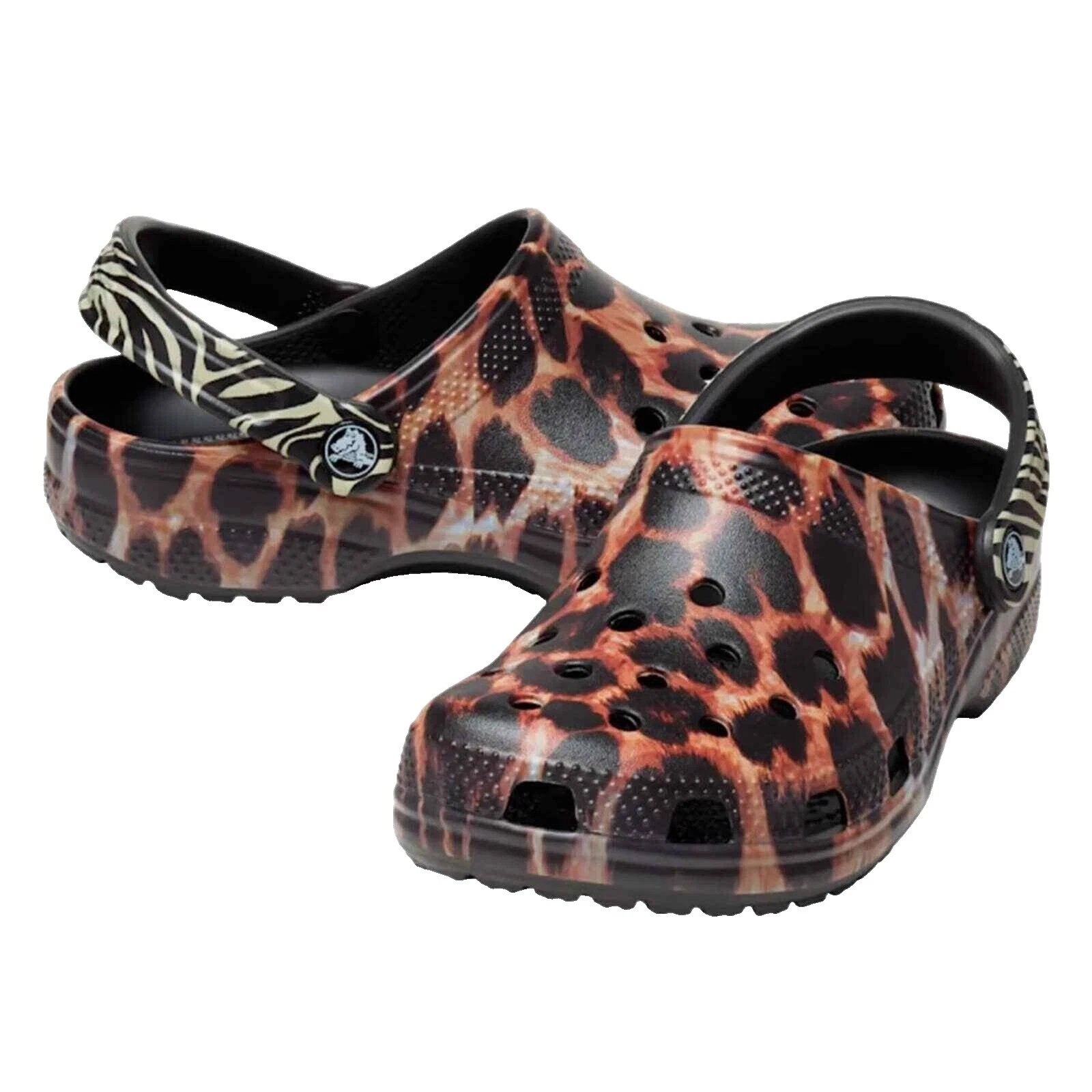 Сандалии Crocs с анималистичным принтом для мужчин