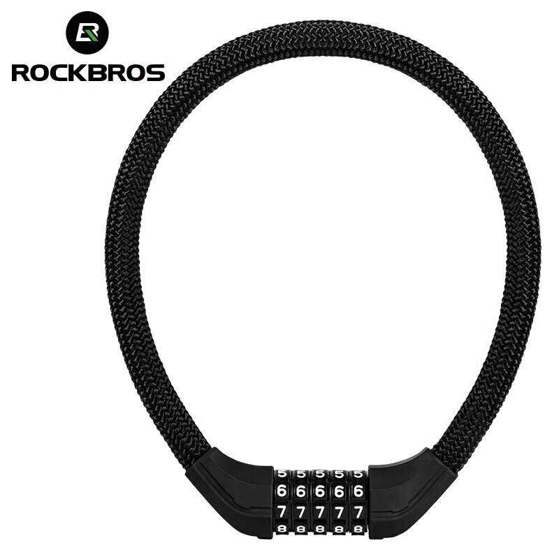 Lock Metal Thicken Password Elasticity Abs Bike Lock