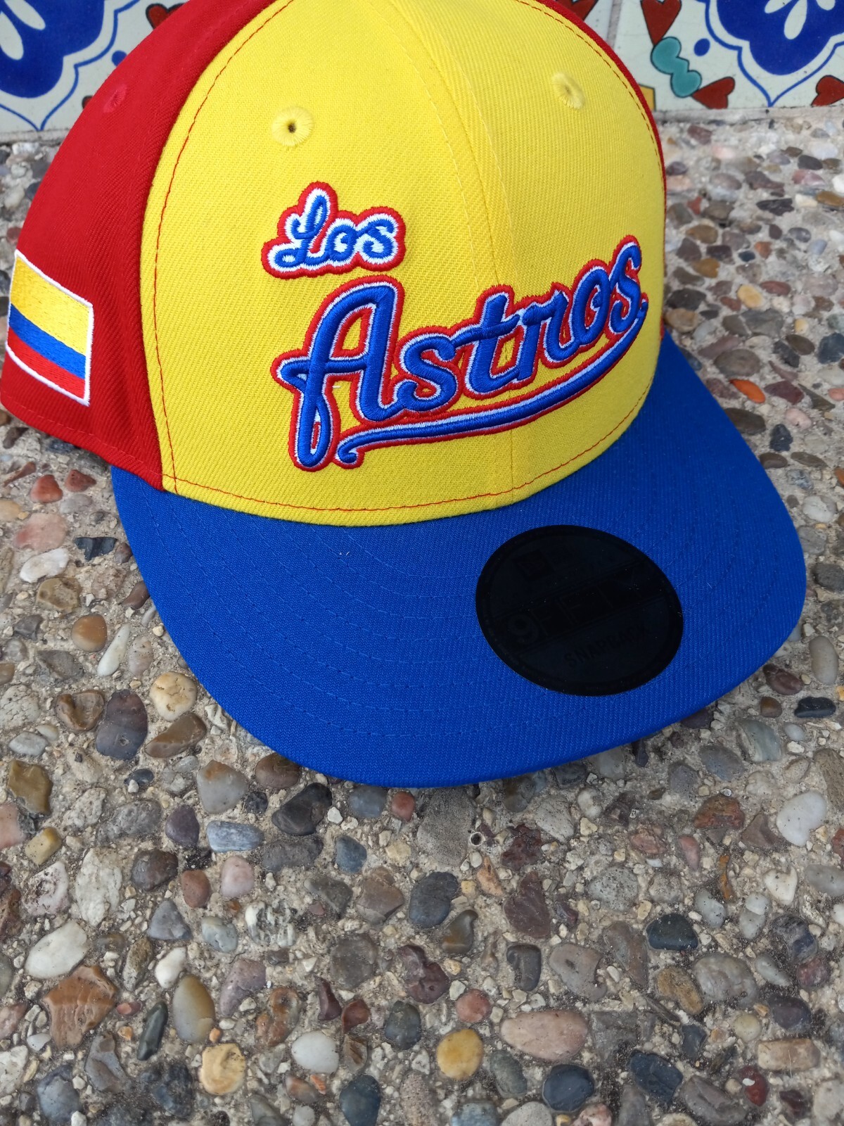 Houston Astros Columbia Nuevo 9Fifty Snap Gorro Gorra Sombrero Cachucha Nueva Era Amarillo