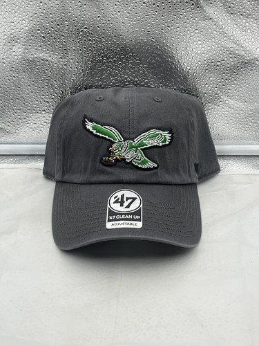 Philadelphia Eagles NFL '47 Throwback Gray Clean Up Adjustable Strapback Hat
