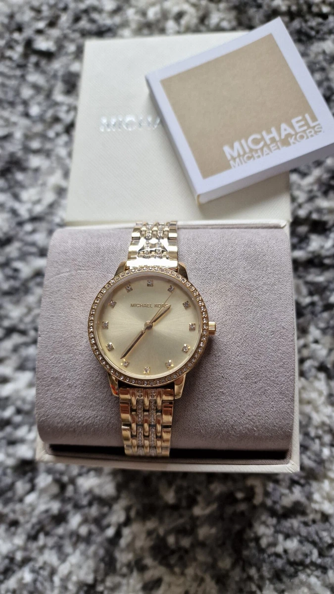 Michael kors stainless clearance steel gold watch