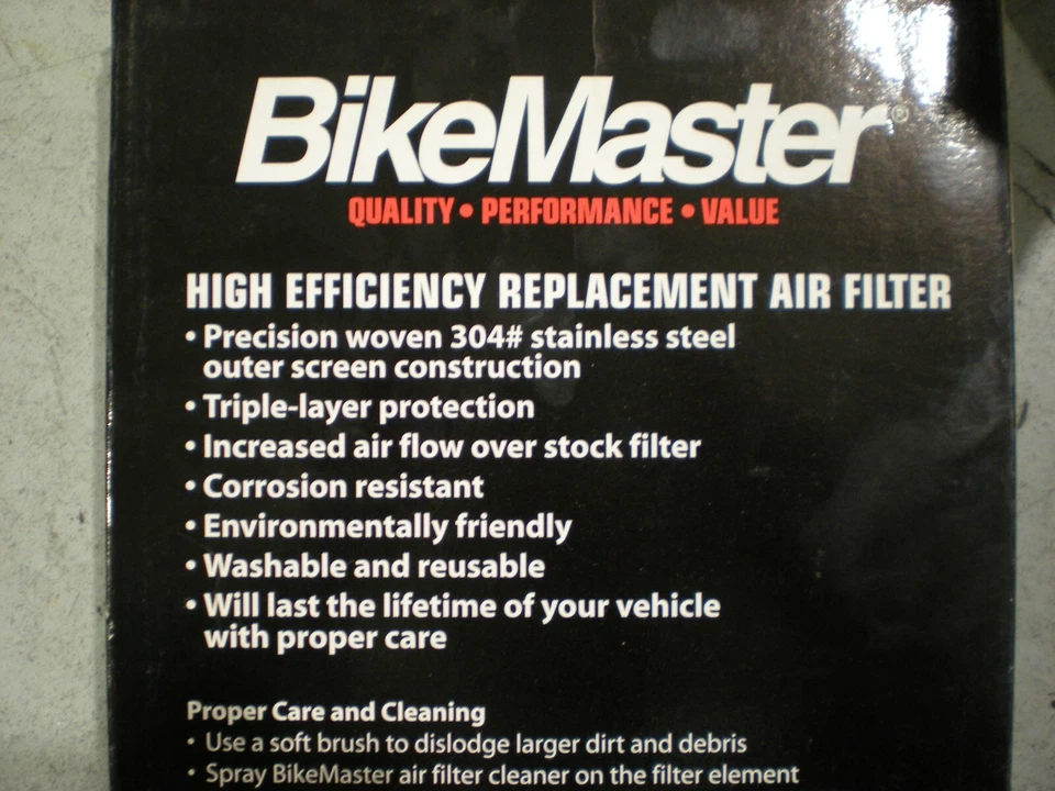 2006-2008 YAMAHA FZ6 BIKE MASTER REUSABLE AIR FILTER 45-7036 - Image 2 of 2