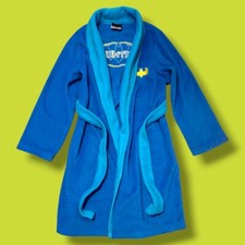 Youth Medium Plush Batman Pajama Bathrobe Tie Front