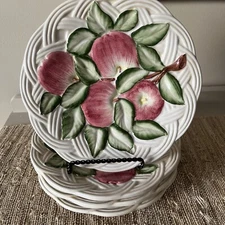 RARE San Marco Nova Made In Italy Set Of 4 Plates, 8”