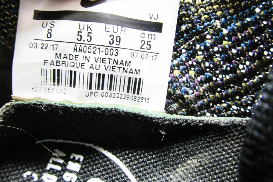 Nike Women Shoes Mariah Flyknit Racer Size 8 Athletic Run Sneaker Pre Owned vq - Image 3 of 4