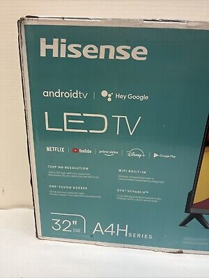 Hisense A4 Series 32A4H 32'' 720P HD LED Smart Android TV Hisense A4 Series 32A4H 32'' 720P HD LED Smart Android TV