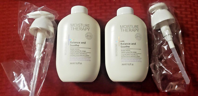 2 Avon Moisture Therapy Microbiome Balance and Soothe Body Lotion 13.2oz w/Pump