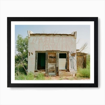 Prada Marfa V auf Film Kunstdruck gerahmt Wandbild Poster Leinwanddruck Bild