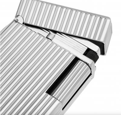 S.T Dupont Line 1 Perfect Ping Lighter Palladium Vertical Line
