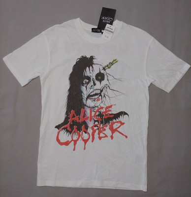 ALICE COOPER Skeleton Trash Europe 1989 Tour *Lcn Double-Sided TEE, XS '2023 NWT