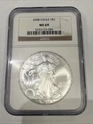 2008 American Silver Eagle Coin - NGC MS69