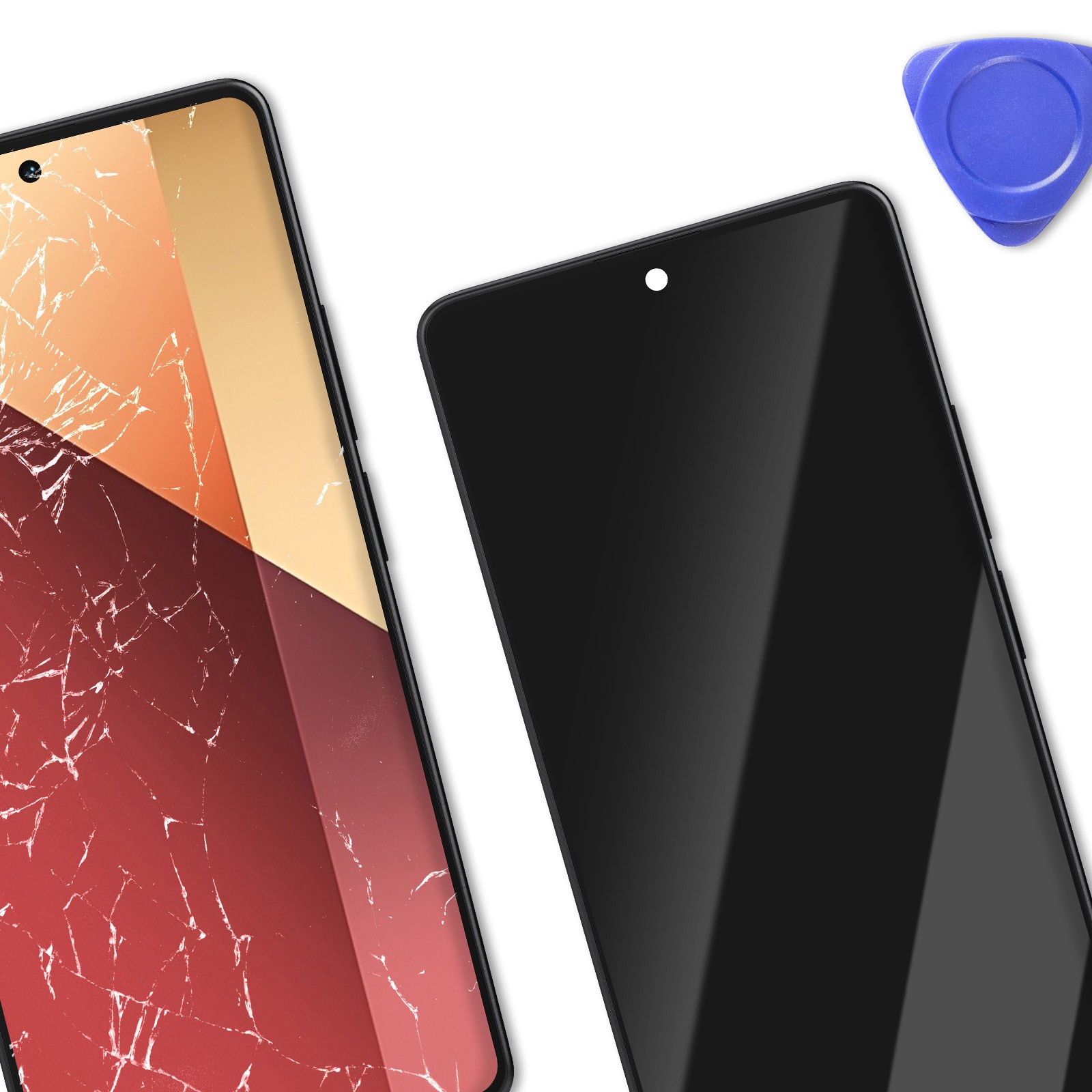 Écran pour Redmi Note 13 Pro 4G LCD haute définition avec châssis noir intégré