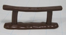 Vintage Weebles 1970s Hasbro WESTERN WEST RANCH TOWN Brown HITCHING POST 1974