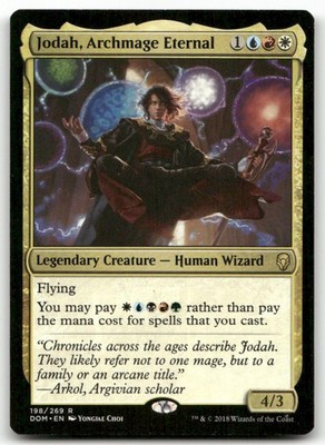 Jodah, Archmage Eternal #198 (LP) Dominaria DOM Magic MTG