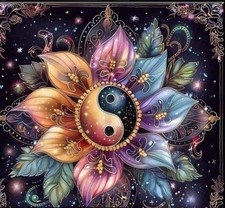 DIY Yin Yang Mandala Diamond Painting Kit 30x30 cm G50