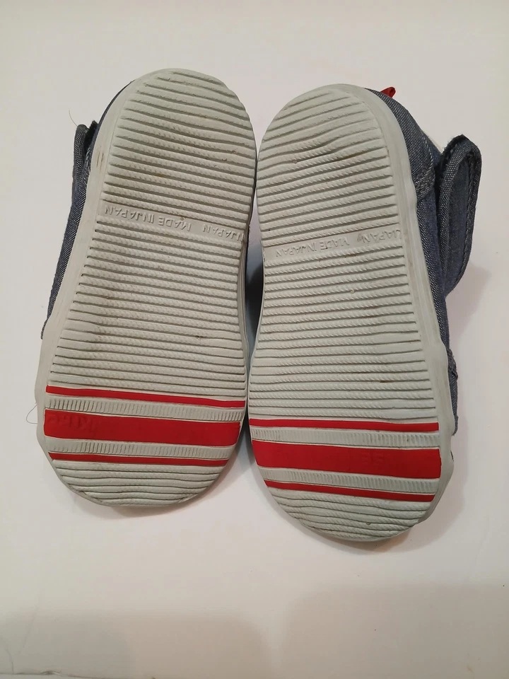 Miki House Zapatos Niño Pequeño Talla 13.0 Azul Denim Ancla Sandalias Japón Foto 2 de 4