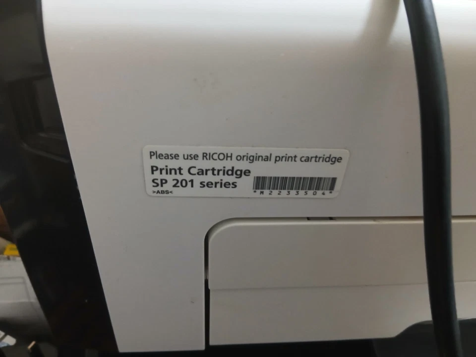 Ricoh SP 213w A4 Mono Laser Office Printer Black and White - Image 2 of 4