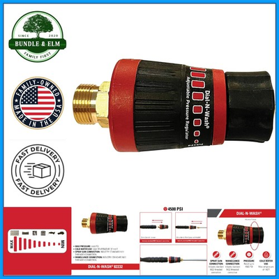 #ad Aluminum Pressure Regulator with M22 Quick Connect for Gas or Electric Washers $53.10