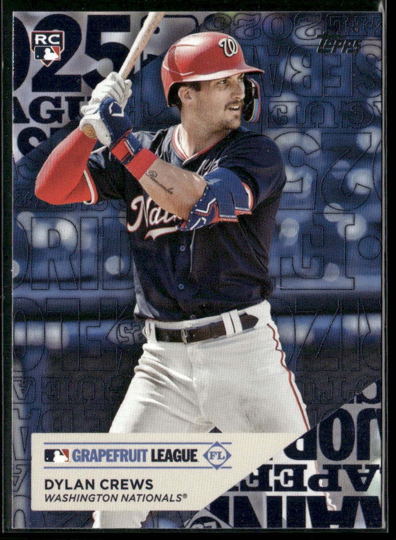 2025 Topps Dylan Crews Washington Nationals Training Grounds