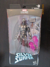 Marvel Legends Obsidian Silver Surfer with Mjolnir Brand New Free Shipping