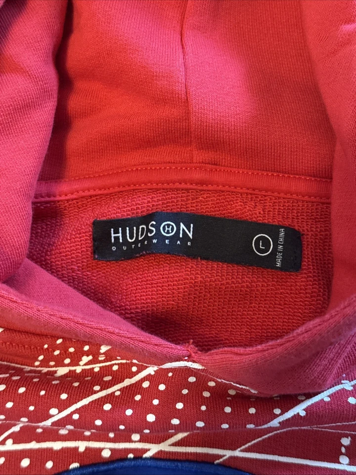 Hudson NASA Space Race AOP Sudadera con Capucha Pullover Sudadera GRANDE Foto 3 de 4