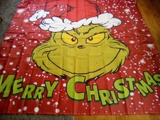 Grinch Shower Curtain with hooks 70 X 70