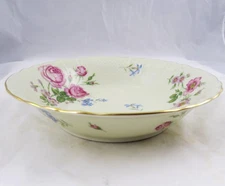 Bernardaud & Co Limoges 19566 Pink Rose Round Serving Bowl 9-5/8" France