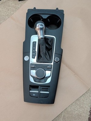 2018 AUDI A3 S3 8V CENTER CONSOLE SHIFT TRIM CUPHOLDER MMI MEDIA CONTROL KNOB