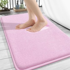 Thick Memory Foam Bath Mat Rug 30x20 Extra Soft Absorbent Bathroom Rug Quick ...