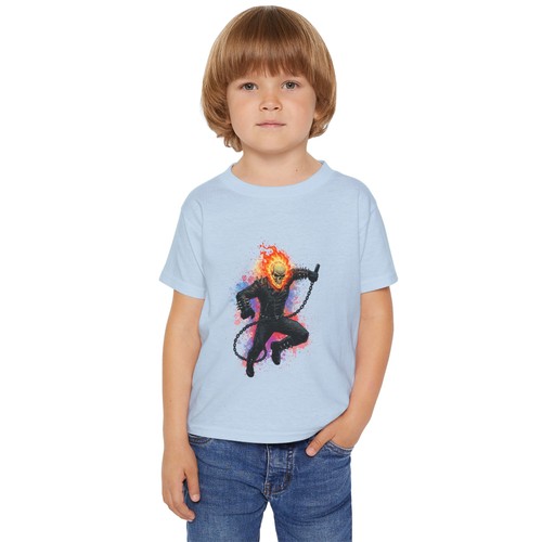 Fiery Hero Toddler T-Shirt, Kids Graphic Tee, Superhero Clothing, Birthday - Picture 16 of 29