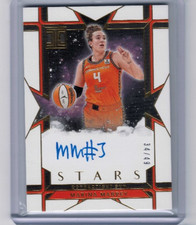 2025 Panini Impeccable WNBA Marina Mabrey Impeccable Stars Auto Gold #'ed 34/49