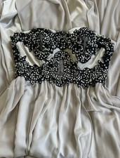 Worn as Prom dress. Worn 1-2 times. Strapless.Small 4-6