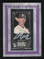 2024 Topps Allen & Ginter X Framed Mini 22/25 Cade Marlowe #MA-CMA Auto 4l8