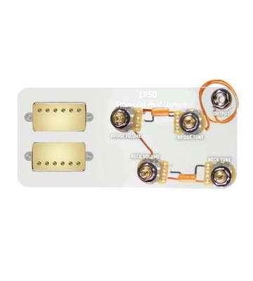 920D Custom Les Paul Combo Kit w/Rough Neck Gold Pickup & LP50-L Wiring Harness