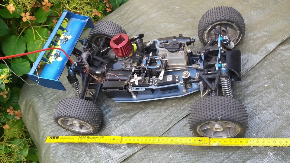 49cm  1:10/ 1:8 Verbrenner Chassis RC-Modell Monza Sport Graupner Kyosho Robbe? - Bild 2 von 4