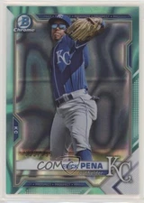 2021 Bowman Draft Chrome Aqua Lava Refractor /199 Erick Pena #BDC-178