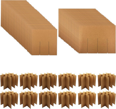 12 Set Glass Dividers Kits for 16 X 12 X 12 Inch Moving Boxes - Fits Glass Inser