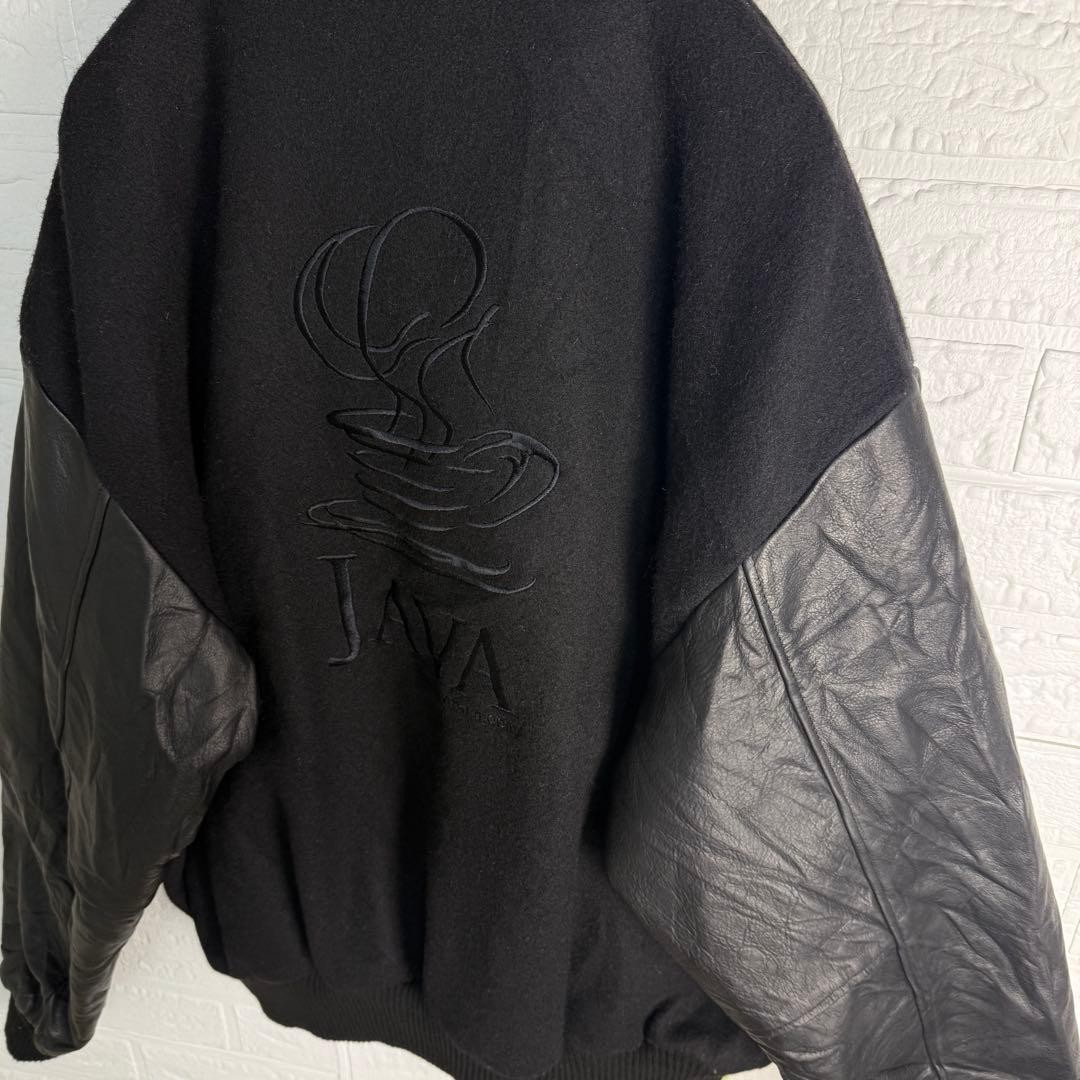 [Super Rare] CPS 90s JAVA Leather Stadium Jacket … - image 4