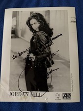 Authentic Signed Jordan Hill Press Photo Vintage 90’s Rare
