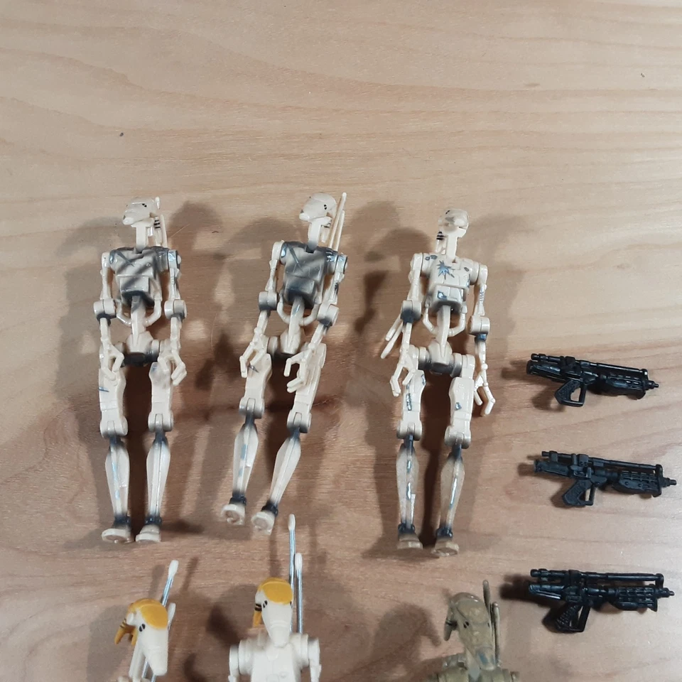 Star Wars Battle Droid Lot of 6 Figures Loose - Incomplete - Image 2 of 4