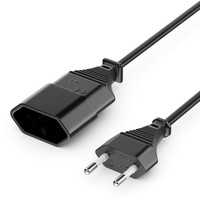 1,5M VerläNgerungskabel Eurostecker VerläNgerung Stromkabel Euro Strom Kabel C