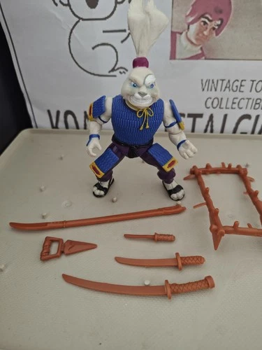 Vintage TMNT Ninja Turtles Figure Usagi Yojimbo 1989 Complete