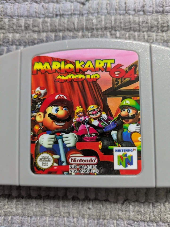 Mario Kart 64 Amped Up For N64 Nintendo *PAL Version* UK - Image 3 of 4