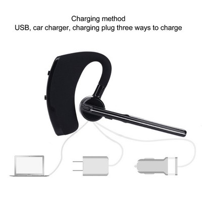 BT Earpiece Multifunction Noise Canceling Hands Free Call Built In Mic Singl SET