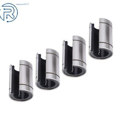 4Pcs LM25UUOP Linear Motion Ball Bearings Open Type 40mm OD 25mm Bore 59mmLong