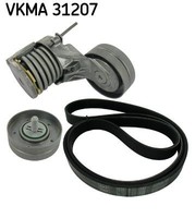 Keilrippenriemensatz SKF Vkma 31207 FÜR Seat Skoda VW Poly V Riemen KIT